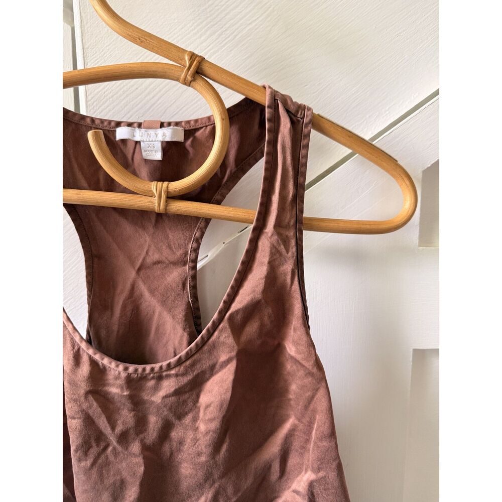 Lunya 100% Silk Racerback Tank | Mauve